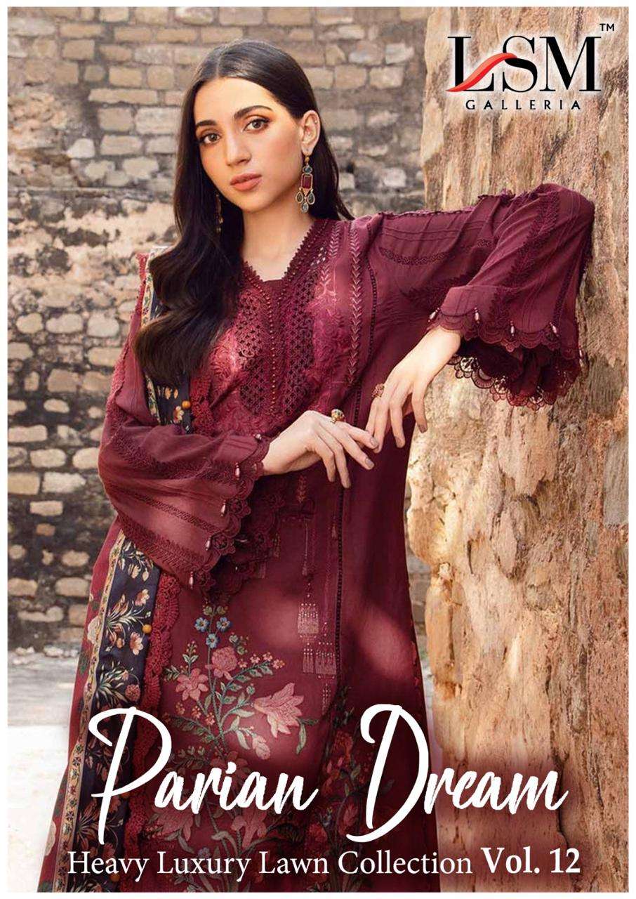 PARIAN DREAM HEAVY LUXURY LAWN COLLECTION VOL 12 BY LSM